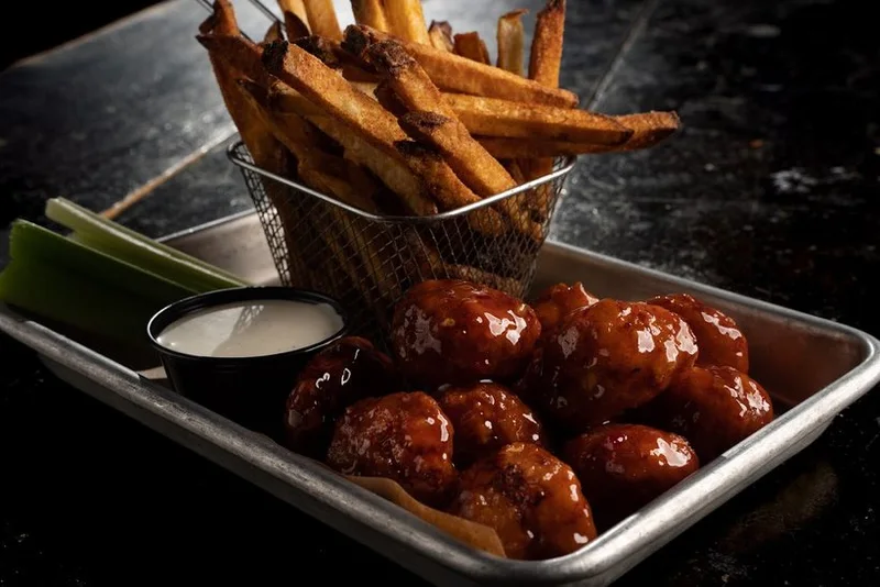A tray of boneless wings